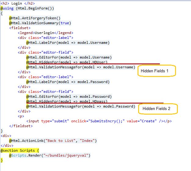 storing encrypted data